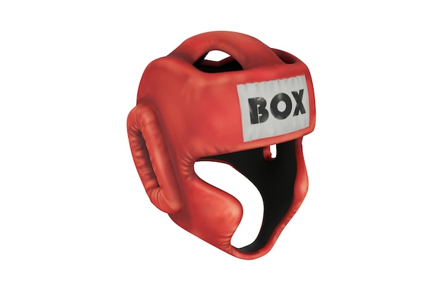 3d rendering boxing protection helmet