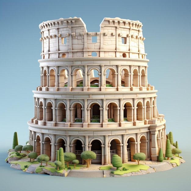 3d rendering of The Colosseum