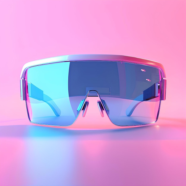 3d rendering of futuristic sunglasses