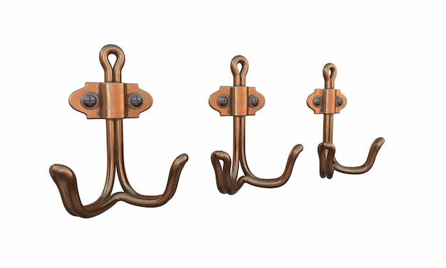 3D rendering illustration of an sshaped meat hook