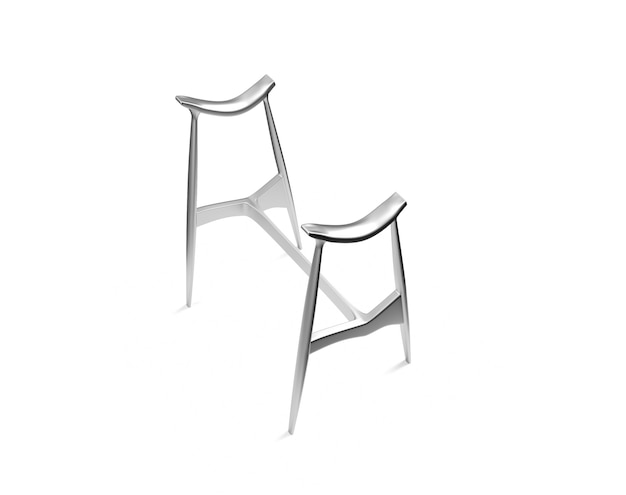 3D rendering illustration of a walking frame