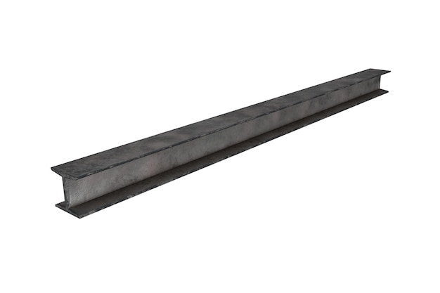 Photo 3d rendering iron double t bar