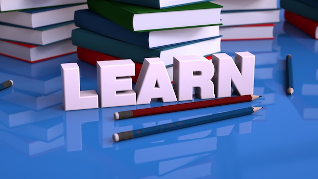 3d rendering Learn text and books