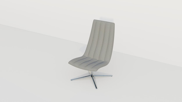 3d rendering lounge chair office