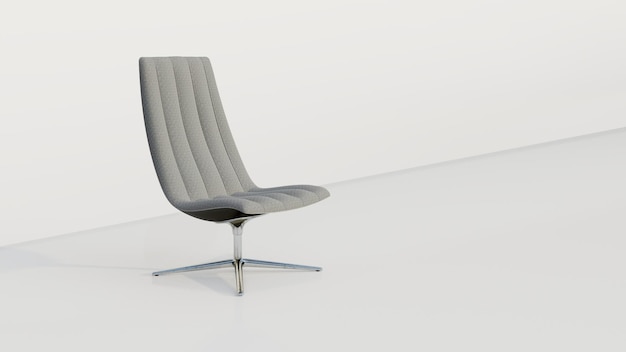 3d rendering lounge chair office