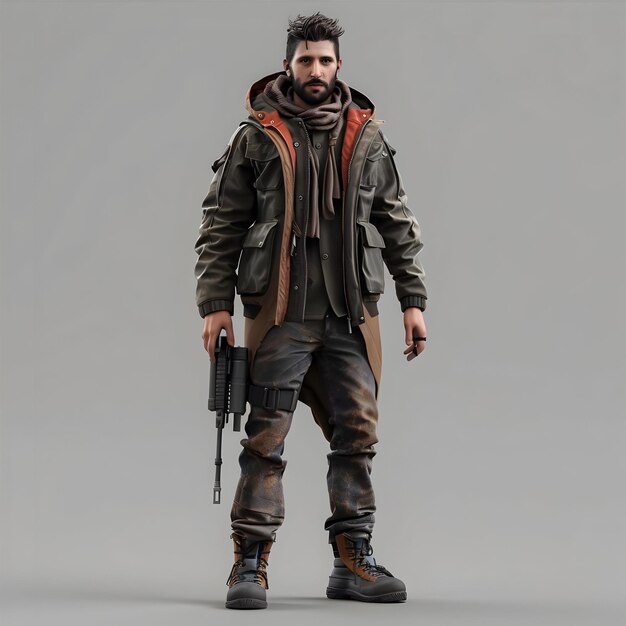 3D Rendering Of A Man Outfit Ideas