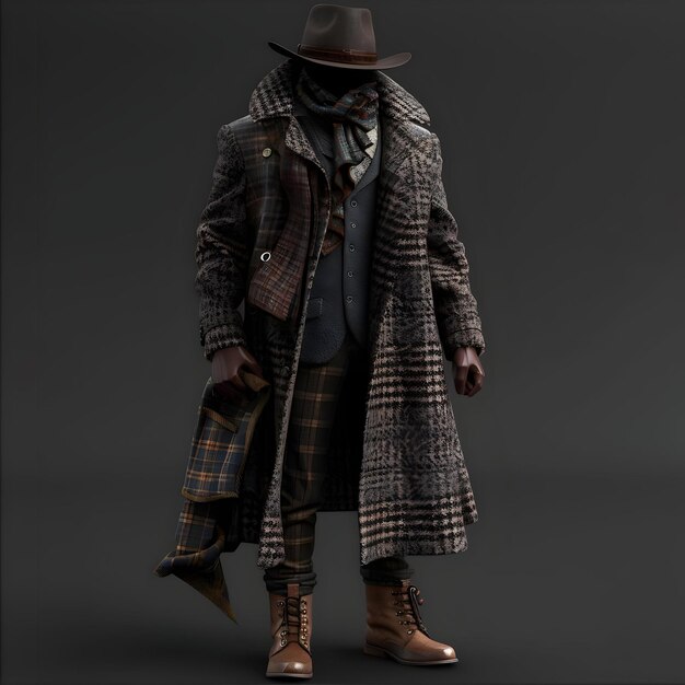 3D Rendering Of A Man Outfit Ideas