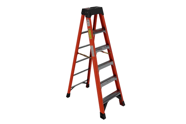 3d rendering realistic fiberglass ladder