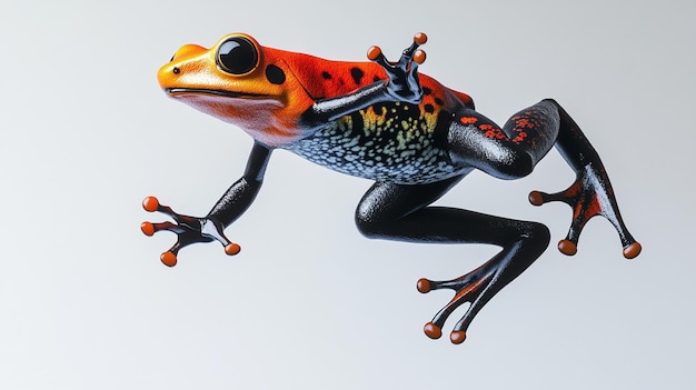 Photo 3d rendering reptiles amphibians mockup 3d reptile model 3d amphibian model realistic