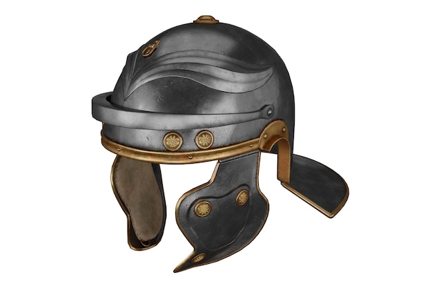 3d rendering roman legionary helmet