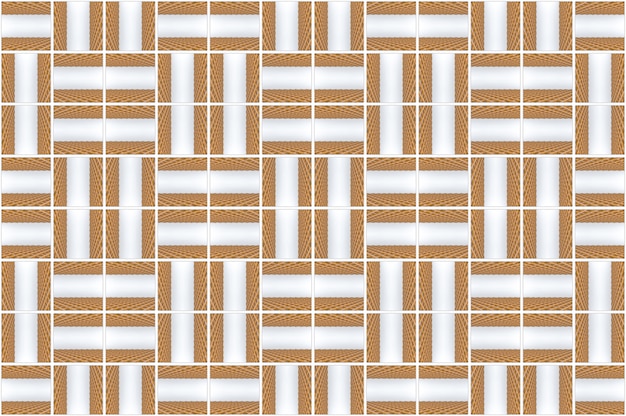 3d rendering. seamless modern wood square grid pattern design tiles wall  background.