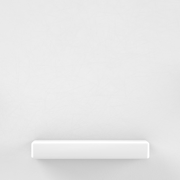 3D rendering of a shelf