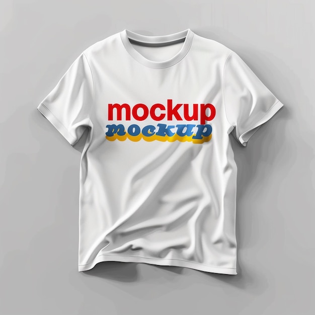 3D rendering of tshirt mockup