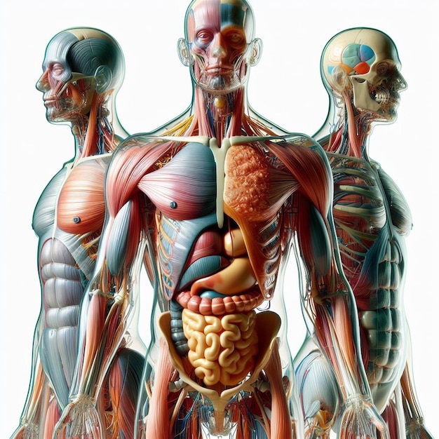 3D REPRESENTATION OF THE DIFFERENT SYSTEMS OF THE HUMAN BODY ORGANS MEDICINE 3D MODELING