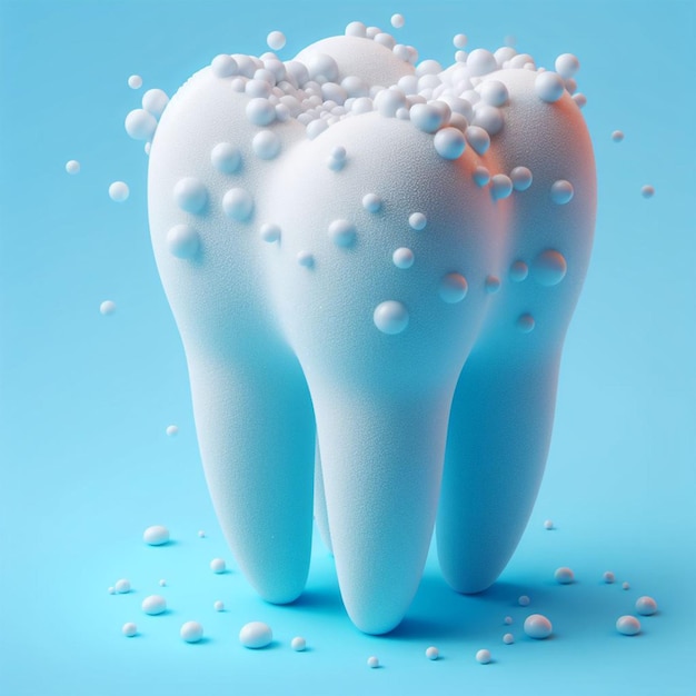 3D REPRESENTATION OF A TOOTH DENTIST ORAL CARE EDUCATION AND DENTAL HYGIENE