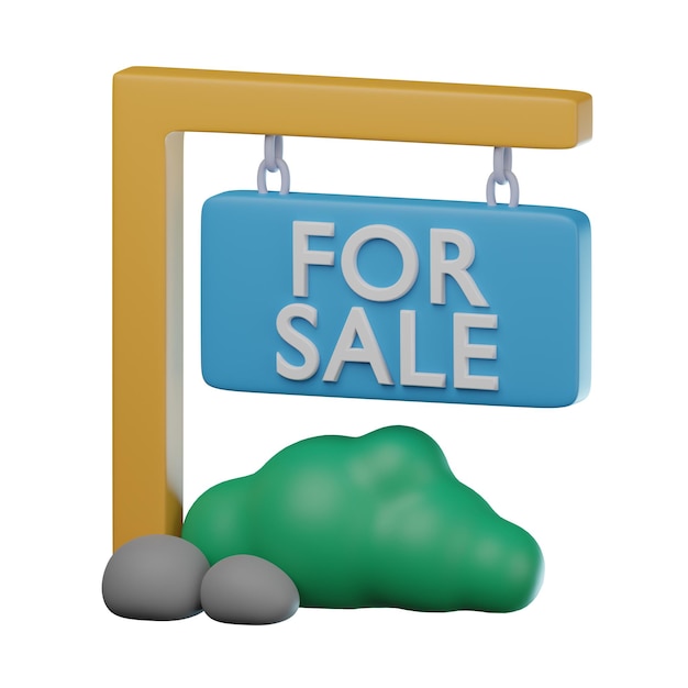 3D For Sale Illustration