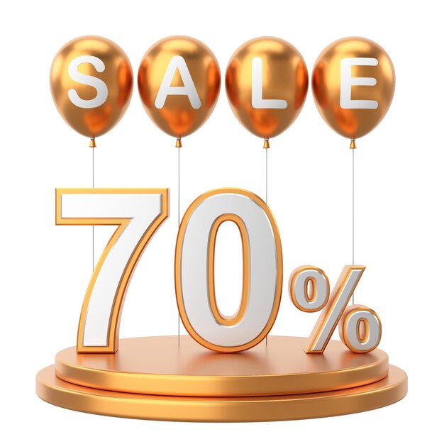 3D seventy percent sale 70 sale Sale decoration