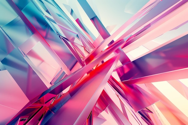 3d shape abstract futuristic background