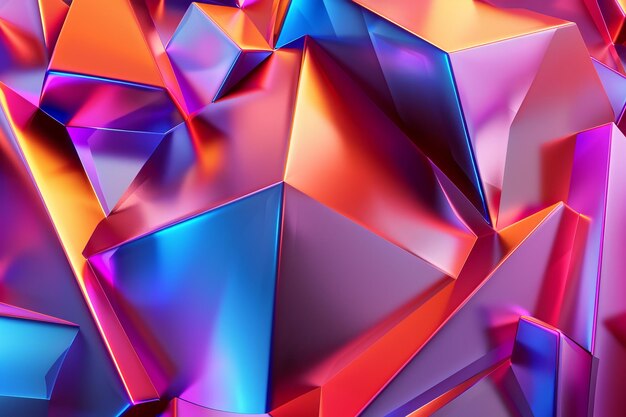 3d shape abstract futuristic background