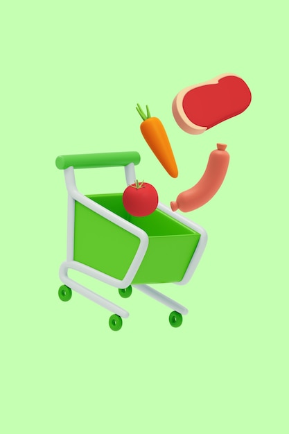 3D Shopping Cart-03