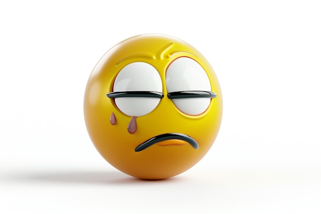 Photo 3d sick face emoji transparent background high resolution png file