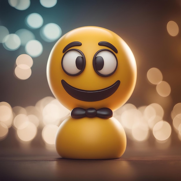 3d smiley background