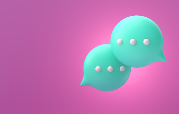 3D Speech Bubble 3D Illustration