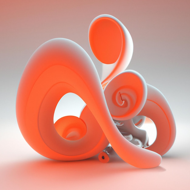 3D spiral shape in many different attractive colors and a distinctive background