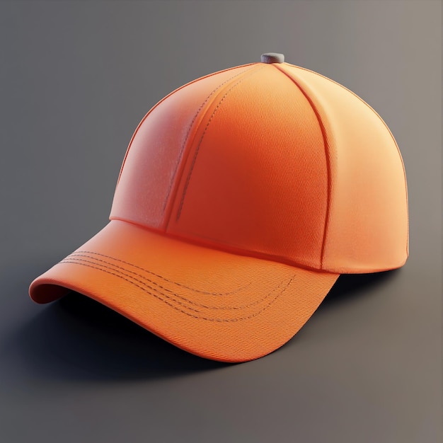 3D Sports Cap Icon Athletic Headwear Accessory Illustration Logo