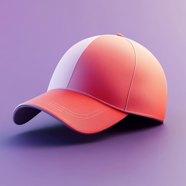 3D Sports Cap Icon Athletic Headwear Accessory Illustration Logo