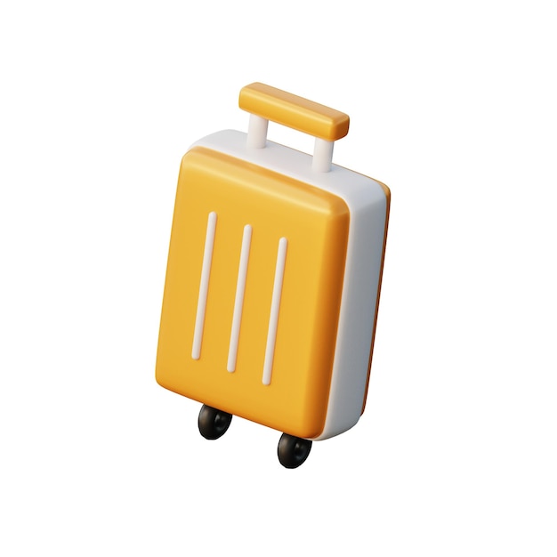 3D Suitcase Illustration