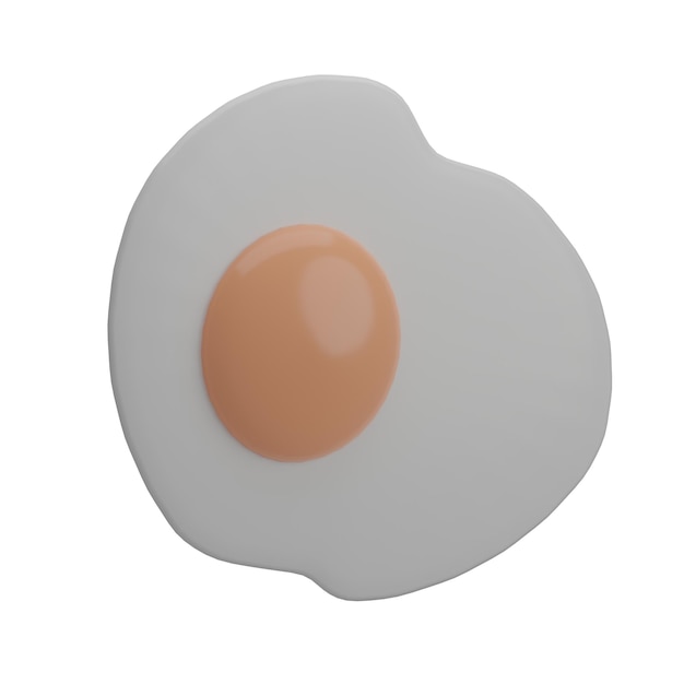 3D Sunny Side Up Illustration