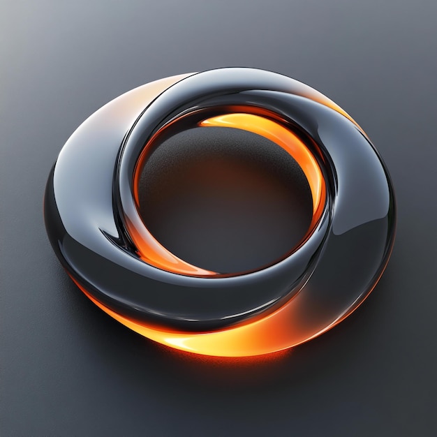 3D Synergy Icon Combined Effort for Greater Results Logo Illustration