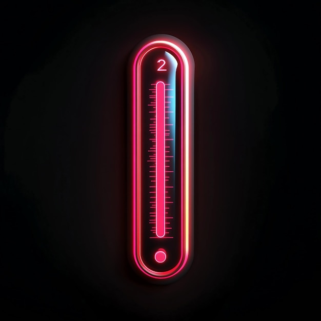 Photo 3d thermometer icon accurate temperature reading illustration logo