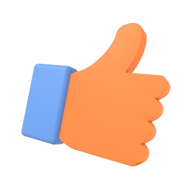 3D Thumbs up icon