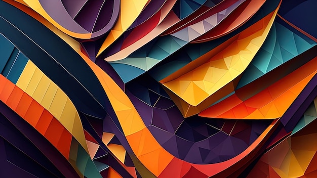 3d Triangles abstract background Design wallpaper Vector illustration