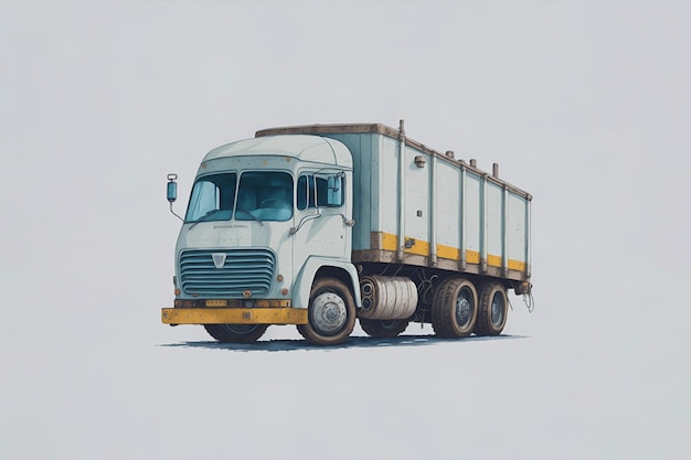 3d truck illustration