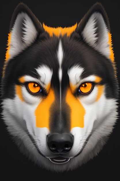 3D UltraRealistic Husky Icon