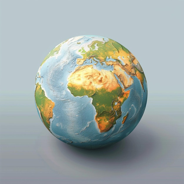 3D vector globe