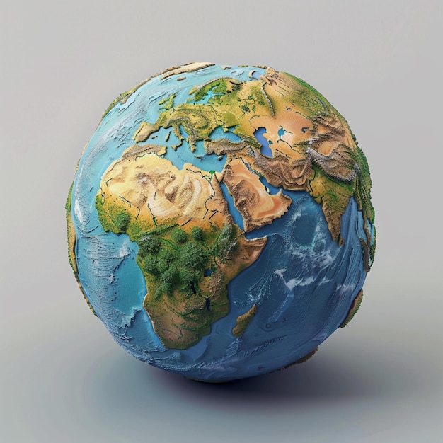 3D vector globe