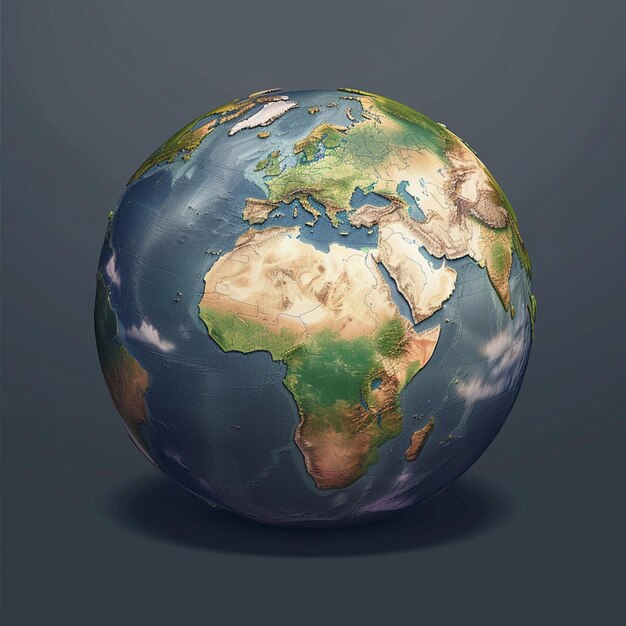 3D vector globe