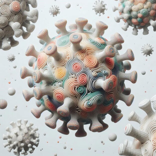 Photo 3d virus background images