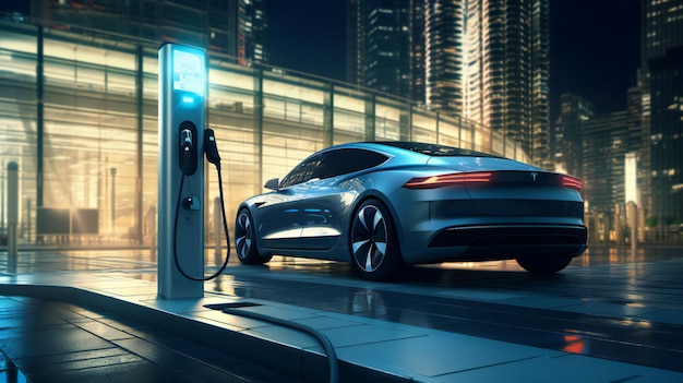 3D Visualization of Electric Car Charging