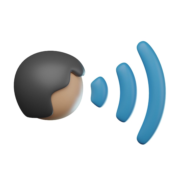 3D Voice Command Illustration