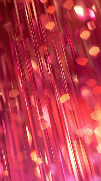 3D wallpaper abstract light effect texture in red and pink