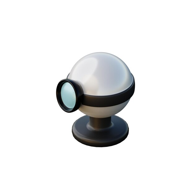 3D Webcam Illustration