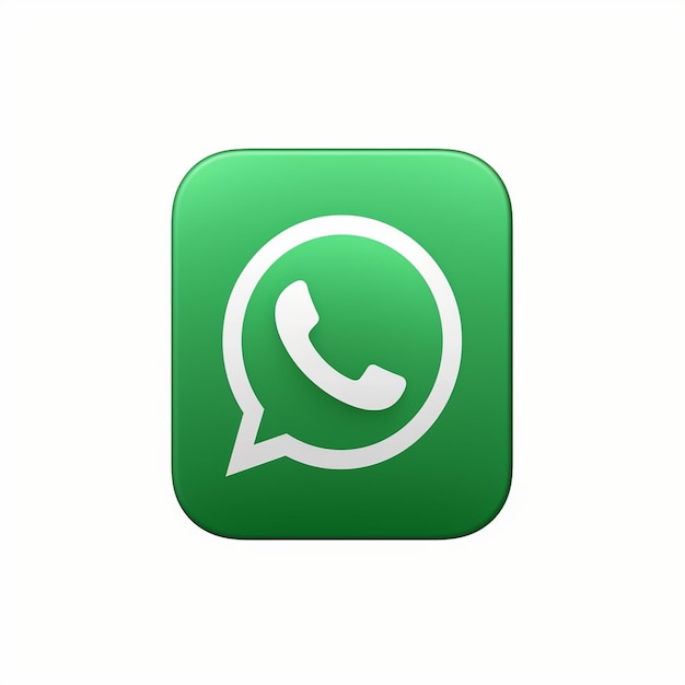 3d WhatsApp Icon