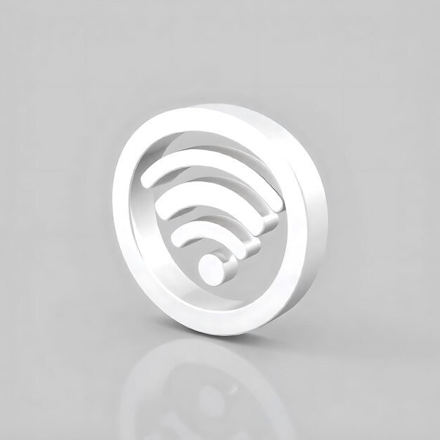 Photo 3d wifi icon