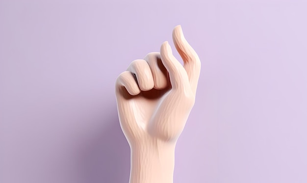 3d wood_hand_with_different_elements_render_super_realistic_abstract_minimalism