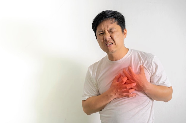 40yearold man suffering from heart disease